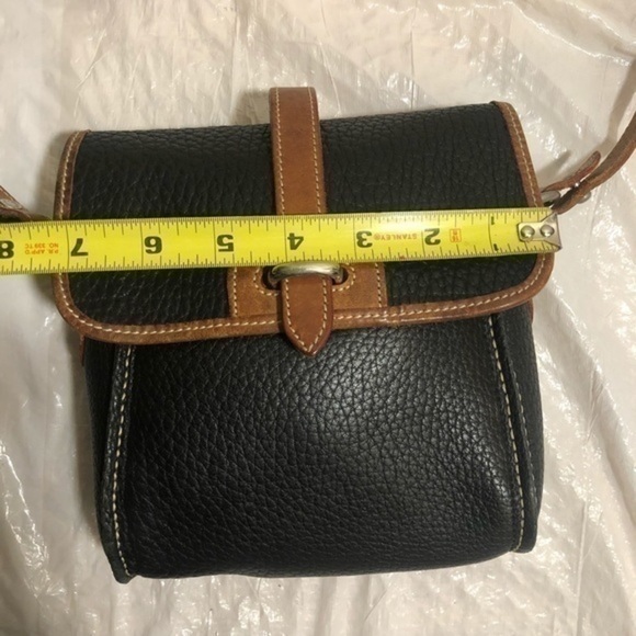 DOONEY & bourke all weather leather black brown vintage binocular crossbody bag - Picture 7 of 14